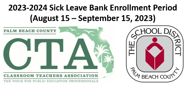 2023-2024 CTA/SDPBC Sick Leave Bank Enrollment Period