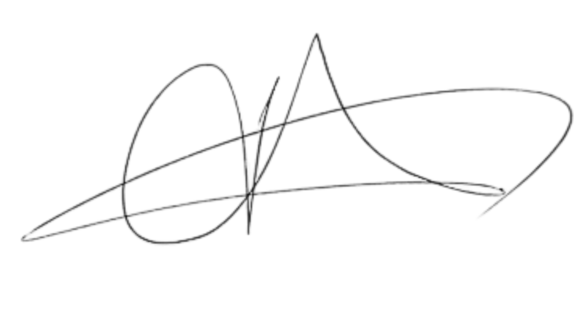 James C. Horton signature