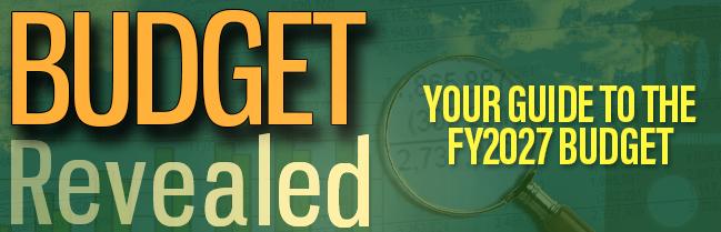 Budget Revealed email newsletter header