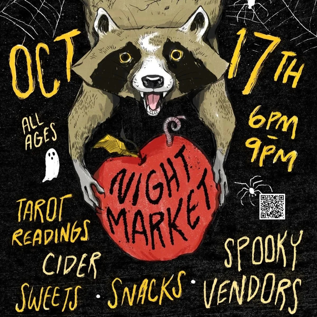 Promo for Night Market at North Country Cider on Oct. 17