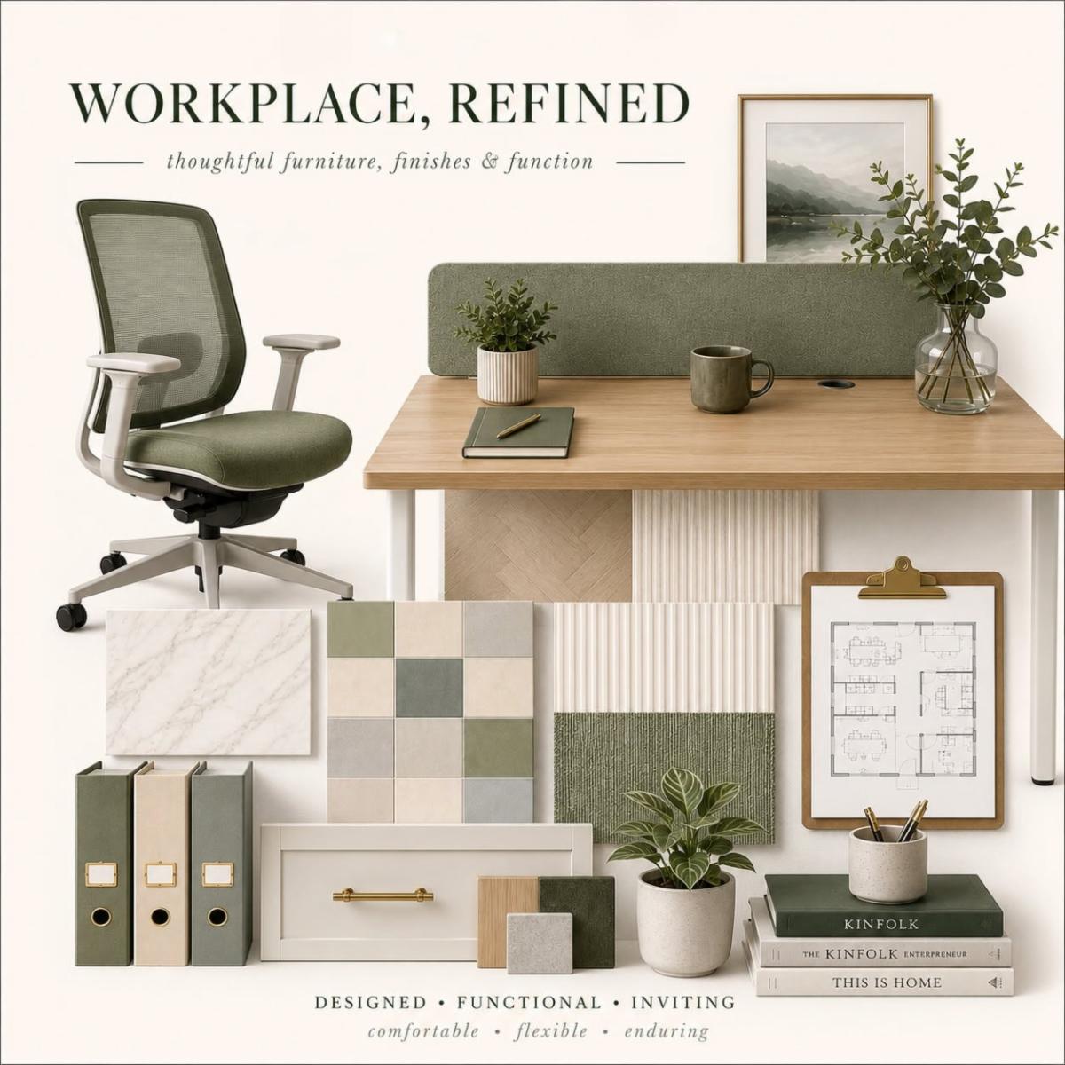 Office Interiors Unlimited promo sign