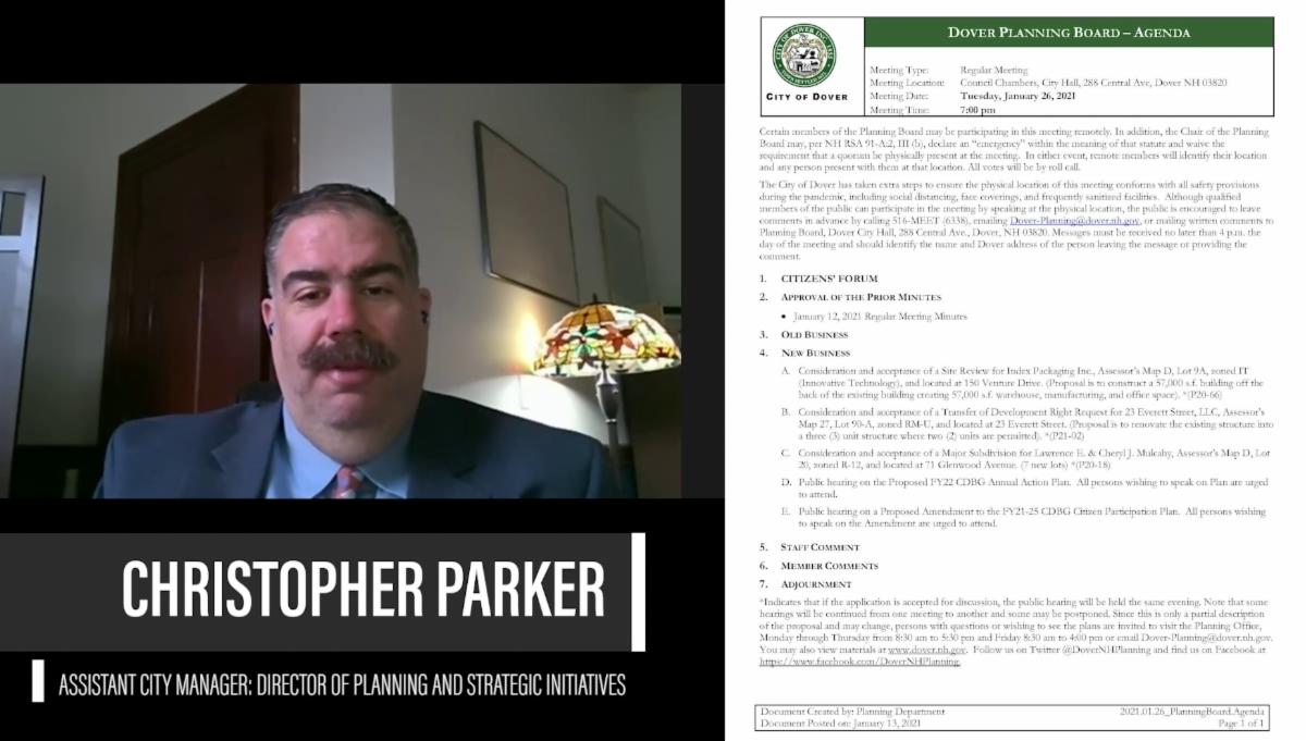 Dover Planning Review January 21, 2021