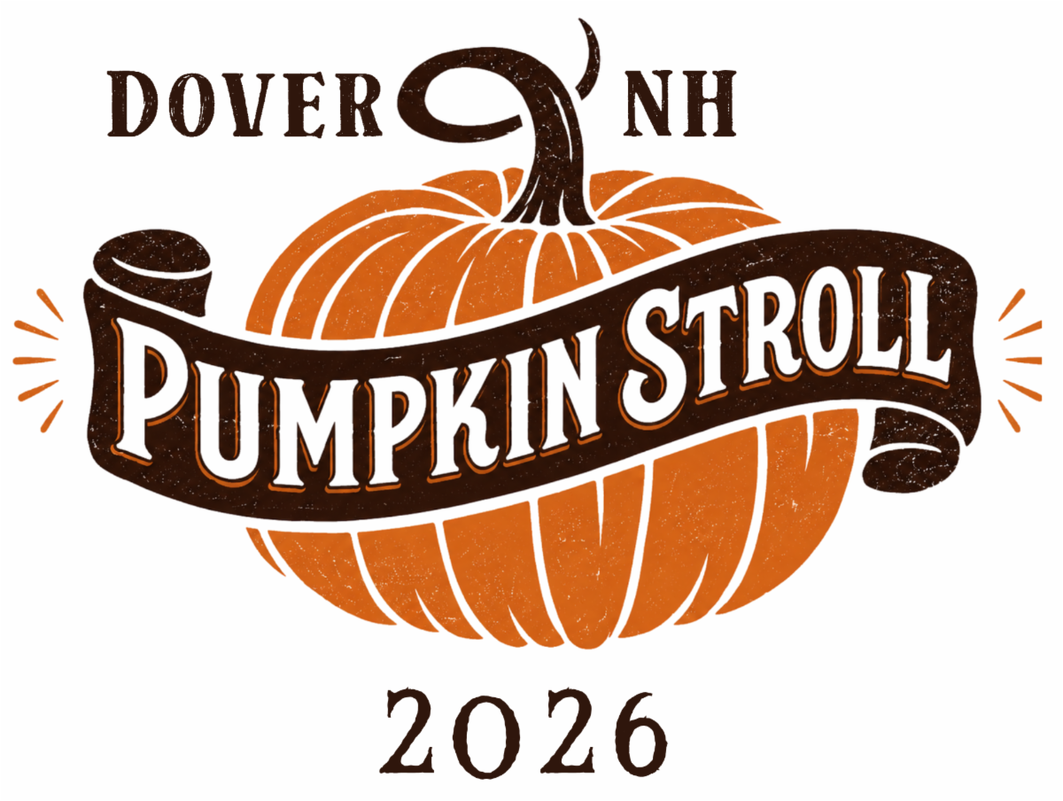 A pumpkin in the middle with Pumpkin Stroll 2026 on top