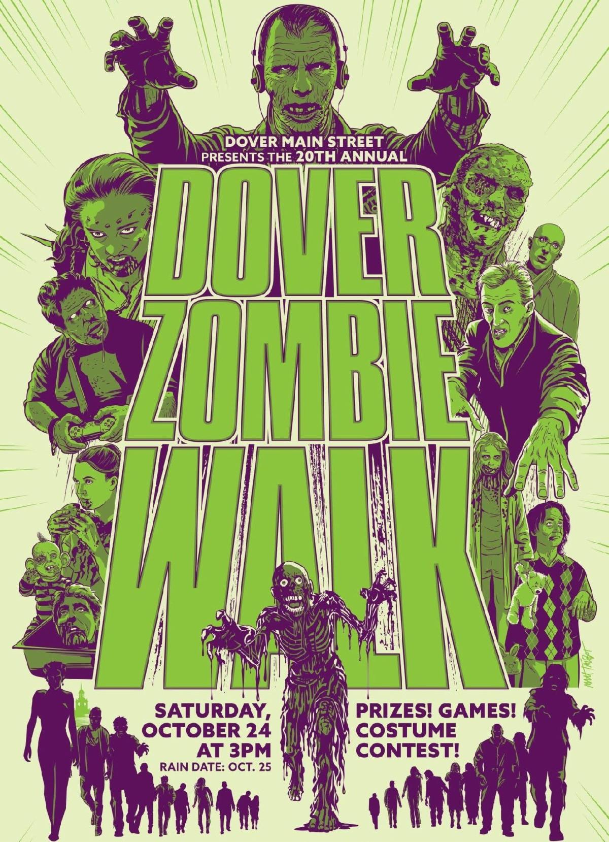 Promo for Dover Zombie Walk on Oct. 24