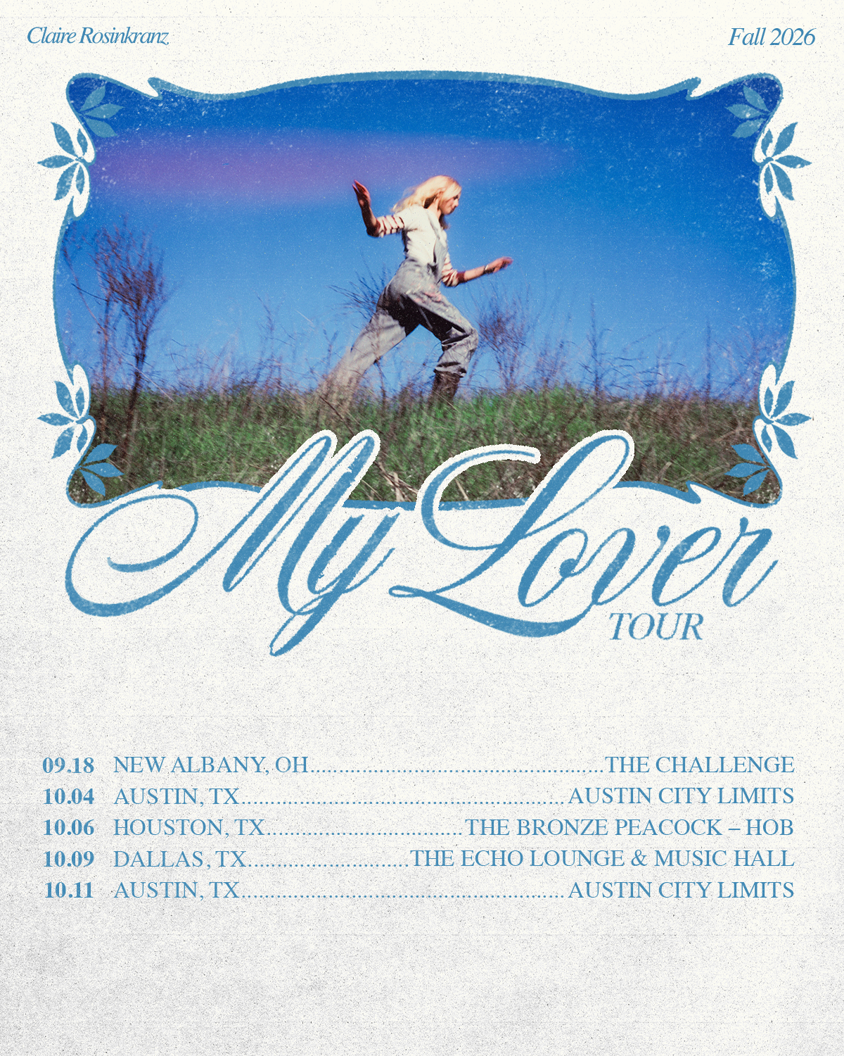 Claire Rosinkranz to Release MY LOVER (Deluxe) With New Track 'Rocket' Image