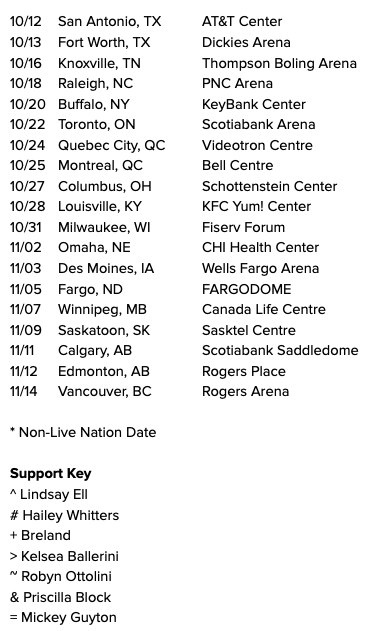 Shania Twain's Global QUEEN OF ME Tour Kicked Off Last Night  Image