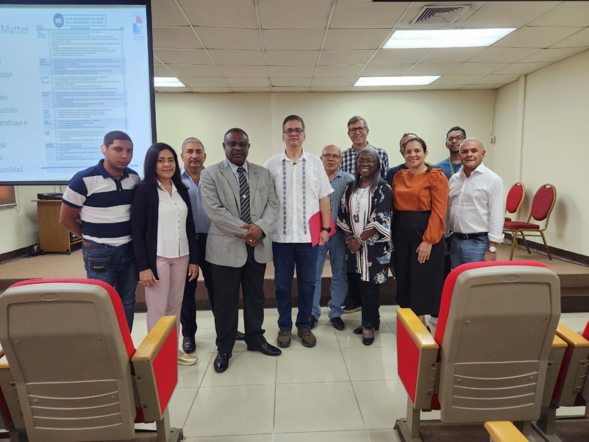 photo of 10 people various both men and women in conference in Panama City 2023