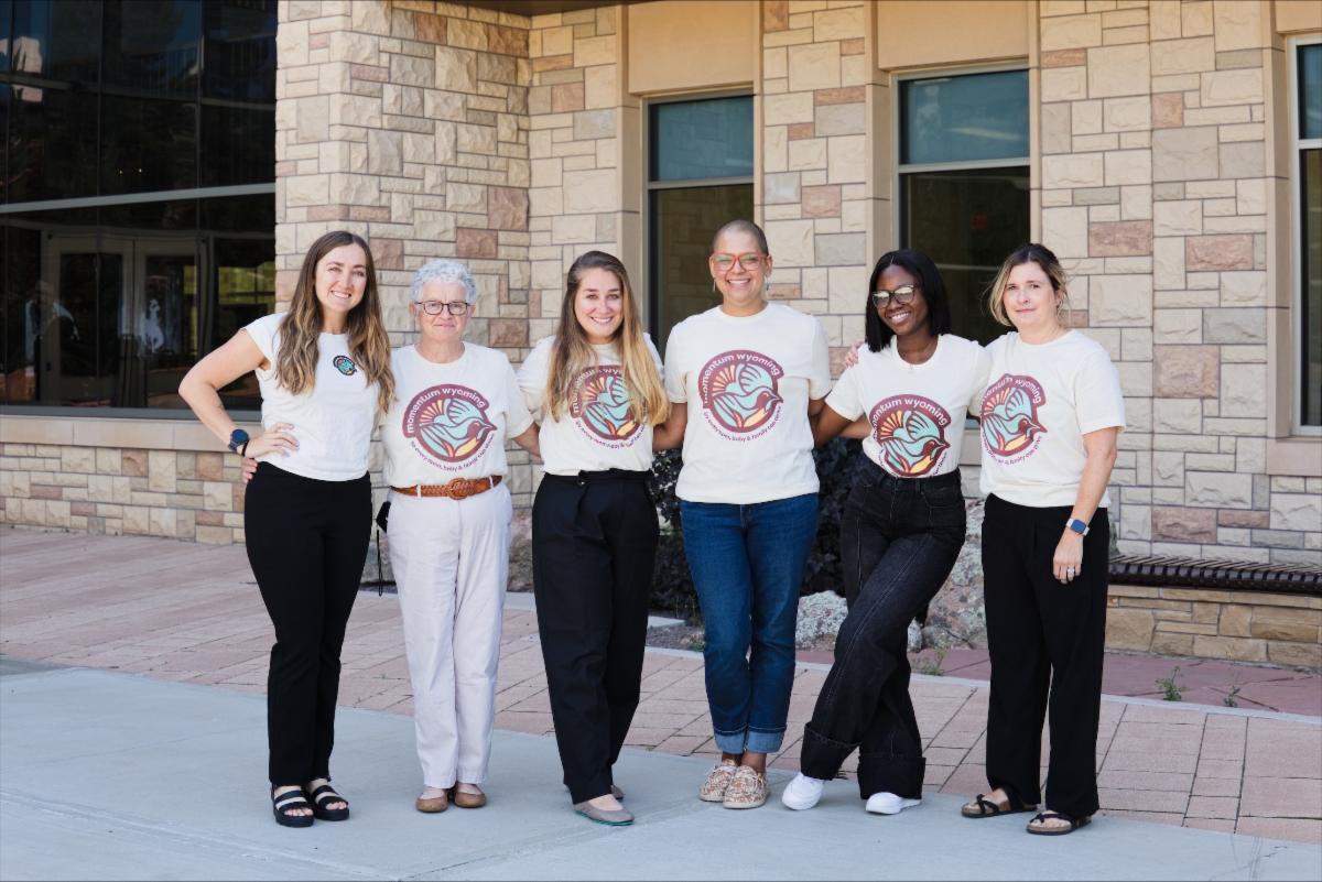 A group photo of University of Wyoming Rural Health Institute staff