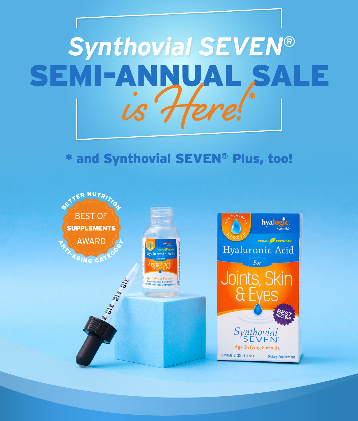 Setaven Plus The Semi-Annual Sale: 20% Off Synthovial Seven®️ HA!