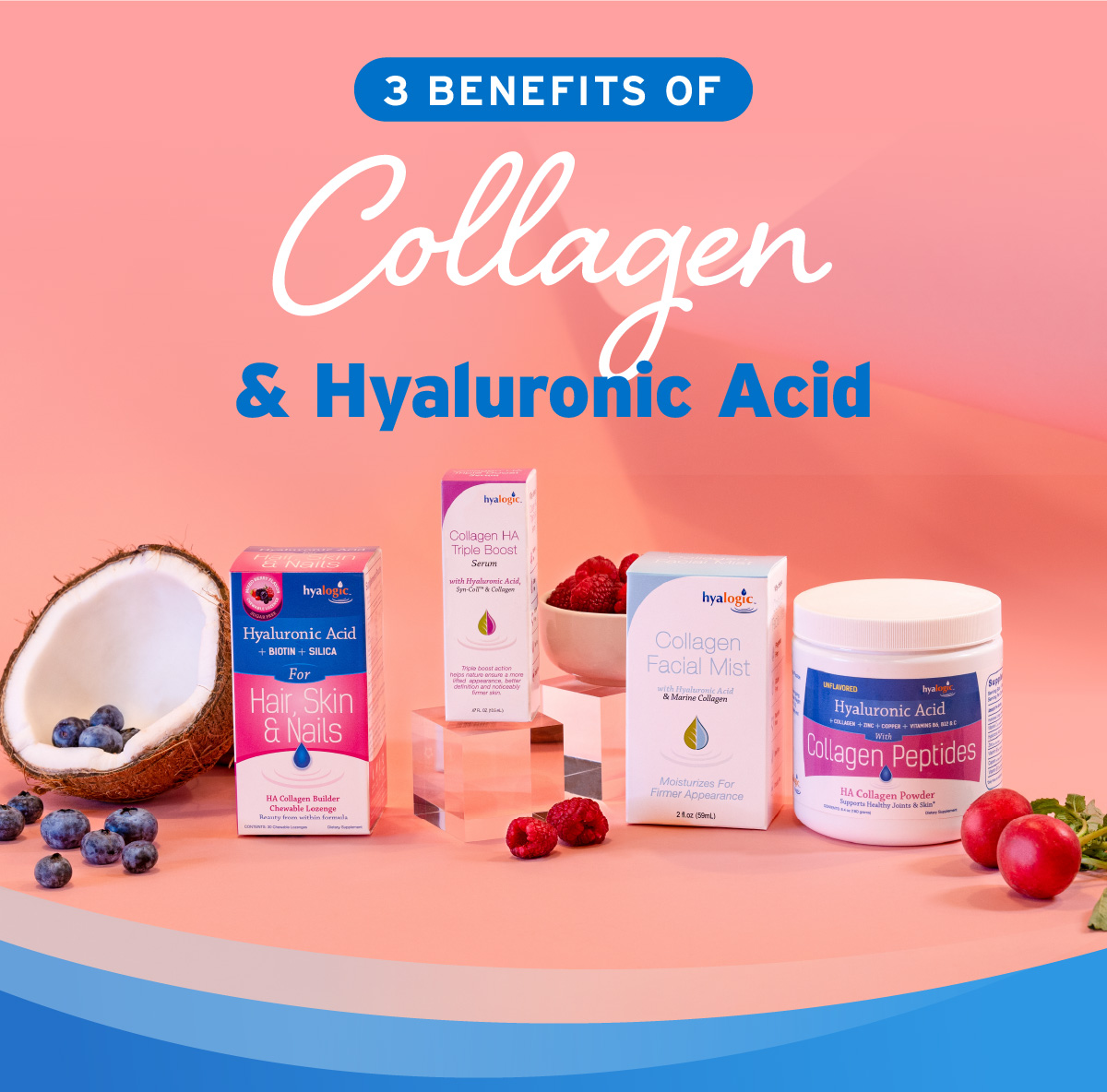 3 Big Benefits of Collagen + Hyaluronic Acid