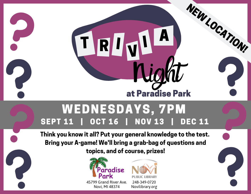 Trivia Night at Paradise Park