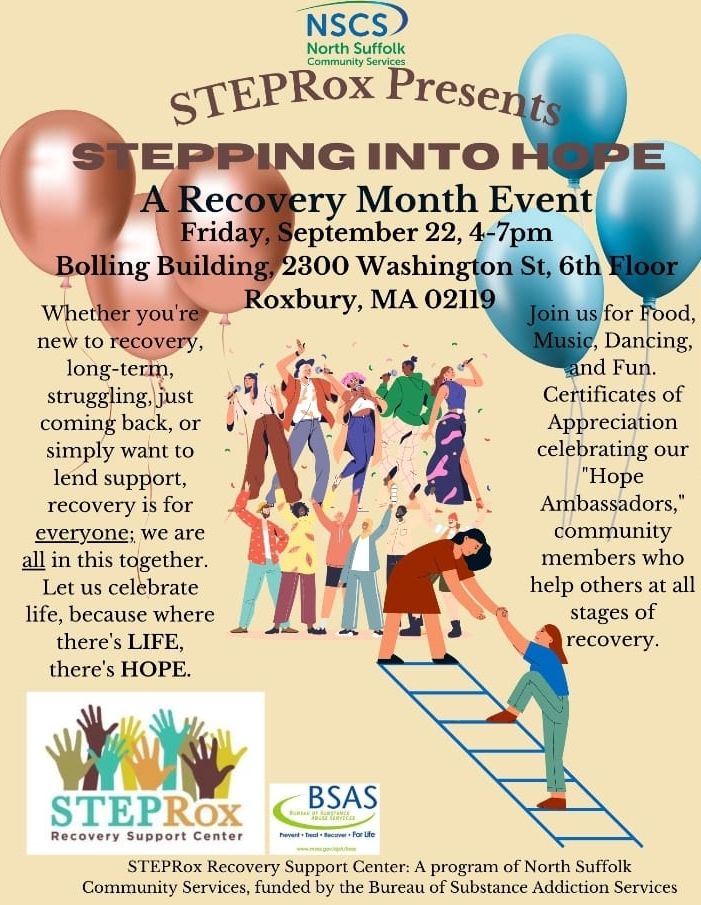 Stepping Into Hope Flyer