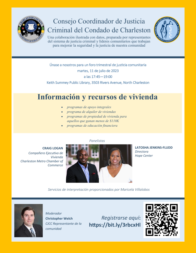 CORRECTED LINK Community Justice Forum Housing Information