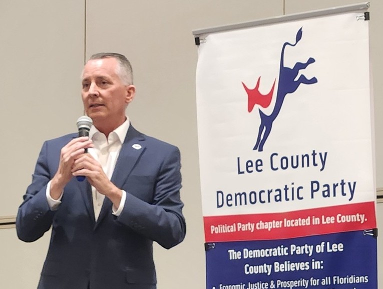 David Jolly speaks to Lee County Dems
