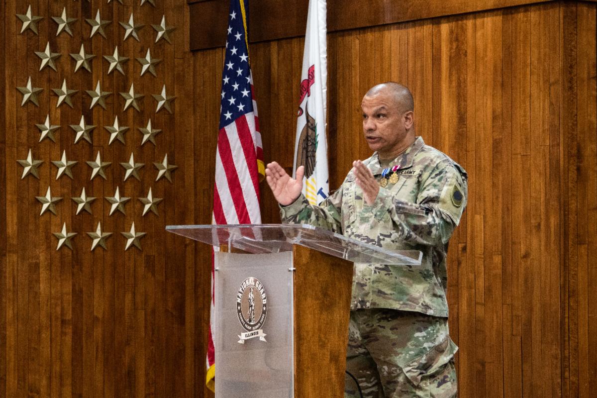 IDOT employee retires after a 34year military career, continues his