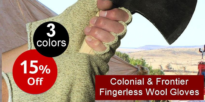 Fingerless Wool Gloves sale