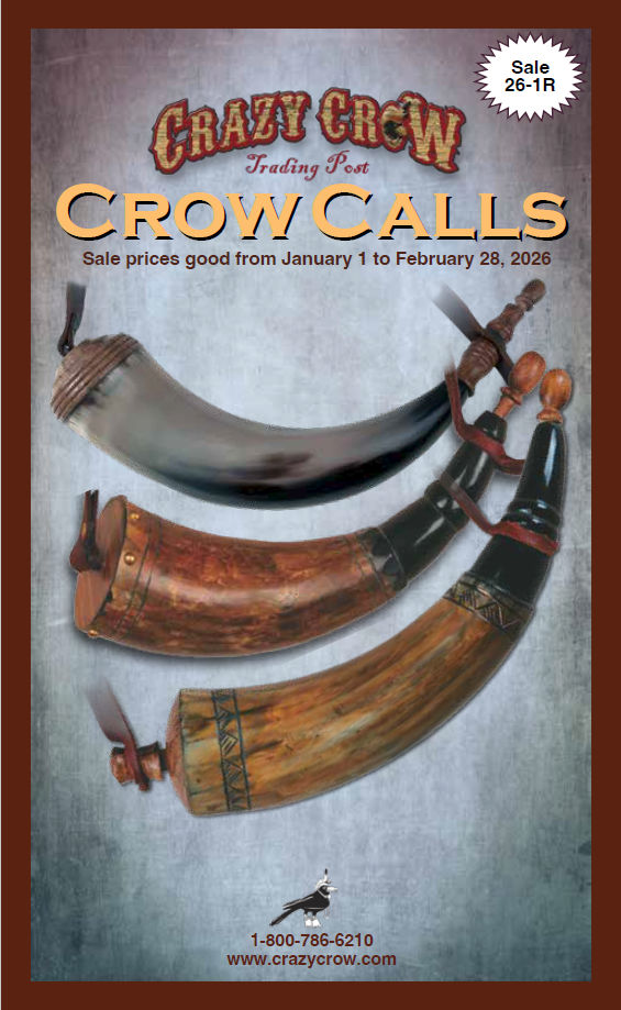 Crow Call Cd SAVE 10%-25% Jan-Feb Crow Calls SALE & NEW Items plus Early Fur Trade ...