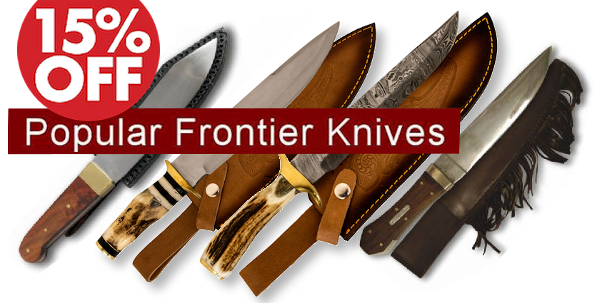 Select Frontier Knife Sale - Crazy Crow Trading Post