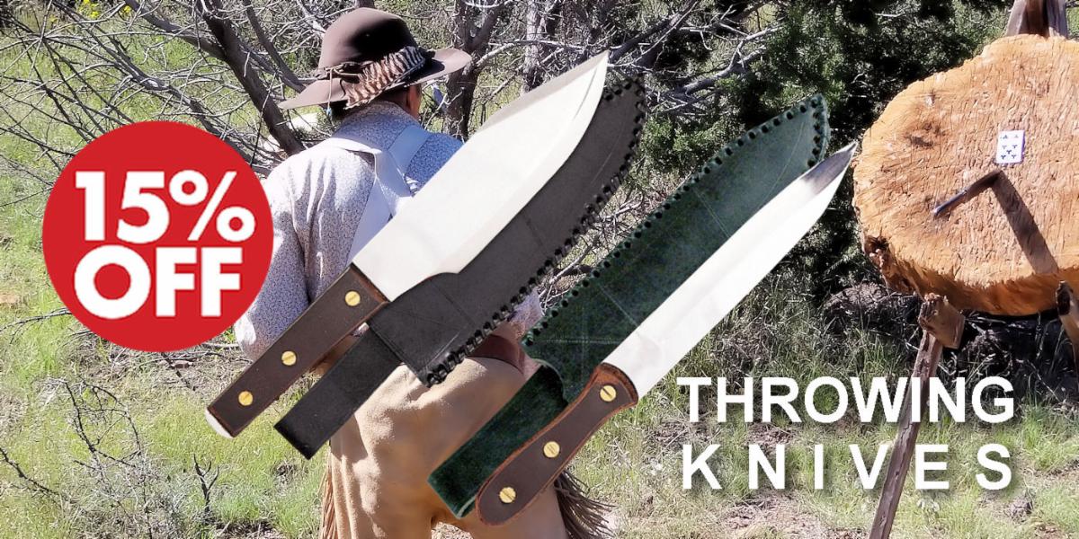 Throwing Knife Sale - Crazy Crow Trading Post