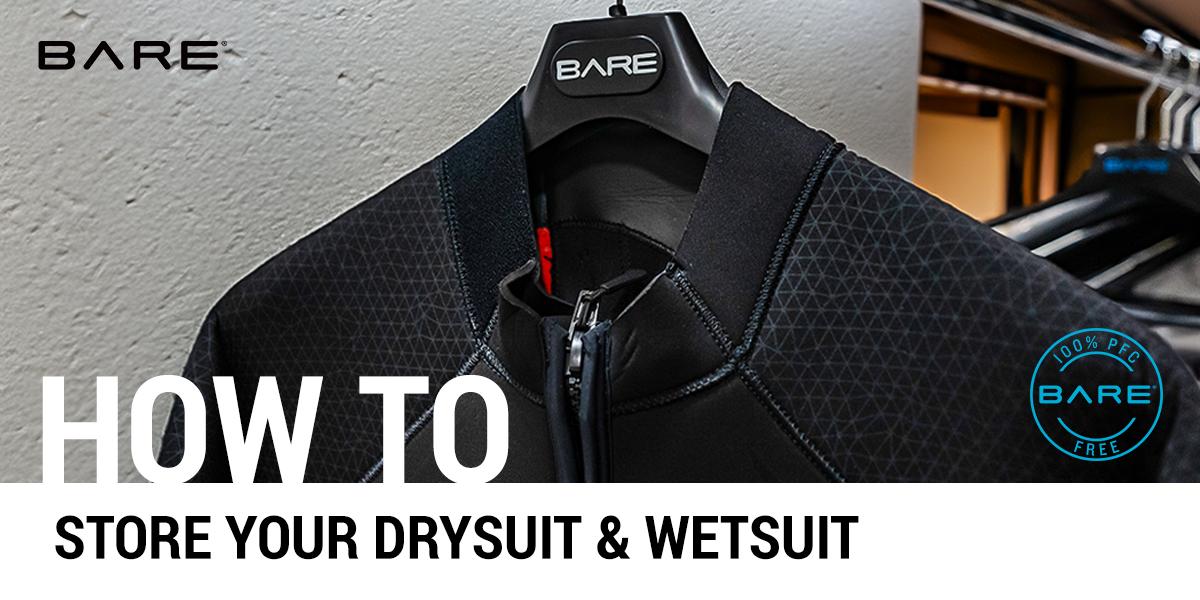 How to store your wetsuit and drysuit Hollis