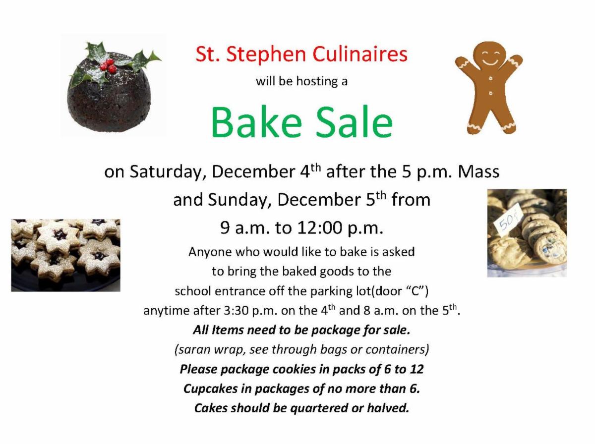 Thanksgiving Mass, Raffle Tickets, Nativity Play, Advent Recollection ...