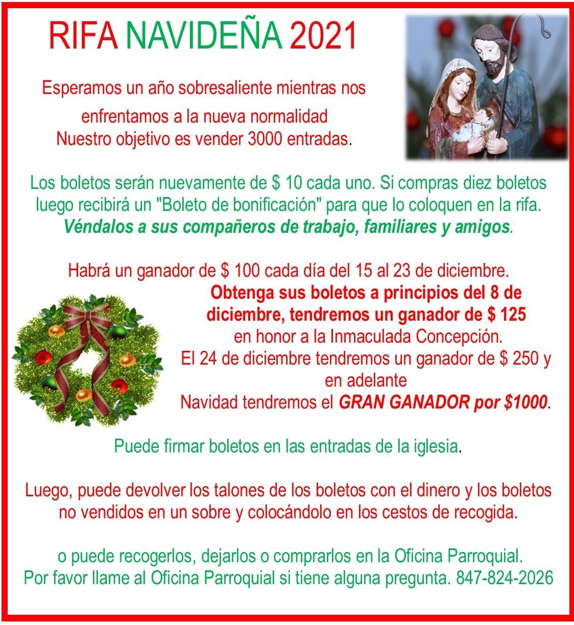 Thanksgiving Mass, Raffle Tickets, Nativity Play, Advent Recollection ...