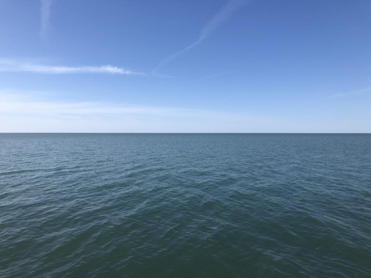 Lake Erie from Lakefront Reservation on World Water Day, March 22