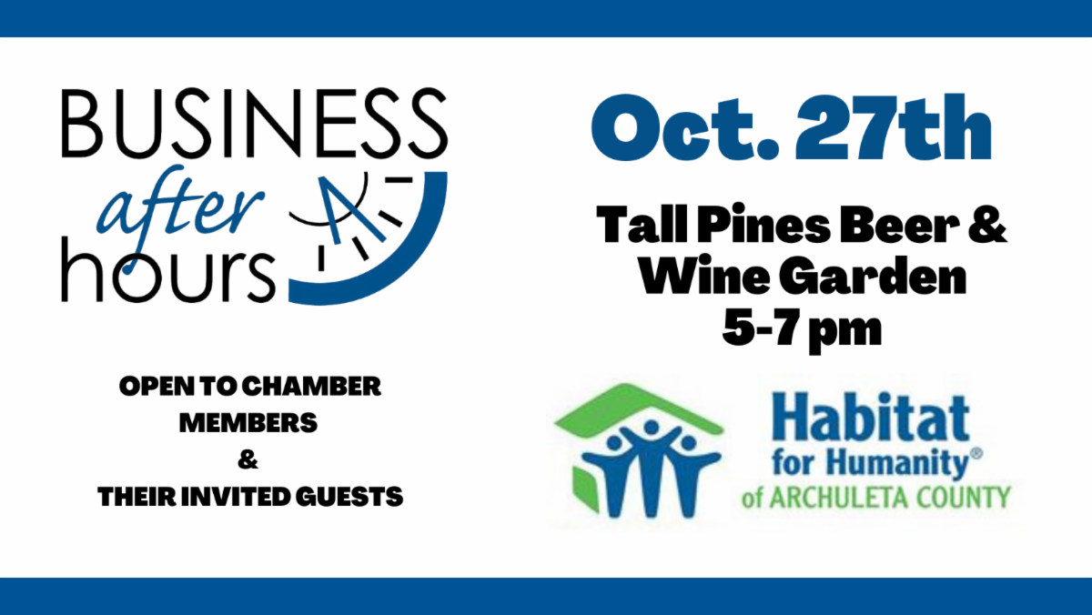 Pagosa Springs Chamber Updates & Reminders