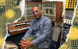 King Britt in studio