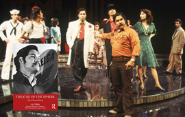 El Teatro Campesino with book cover inset