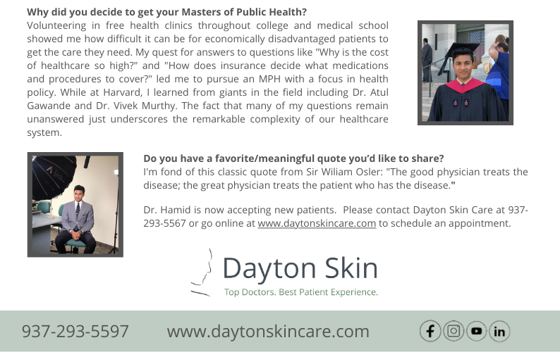 Dayton Skin Care Dr. Ramiz Hamid
