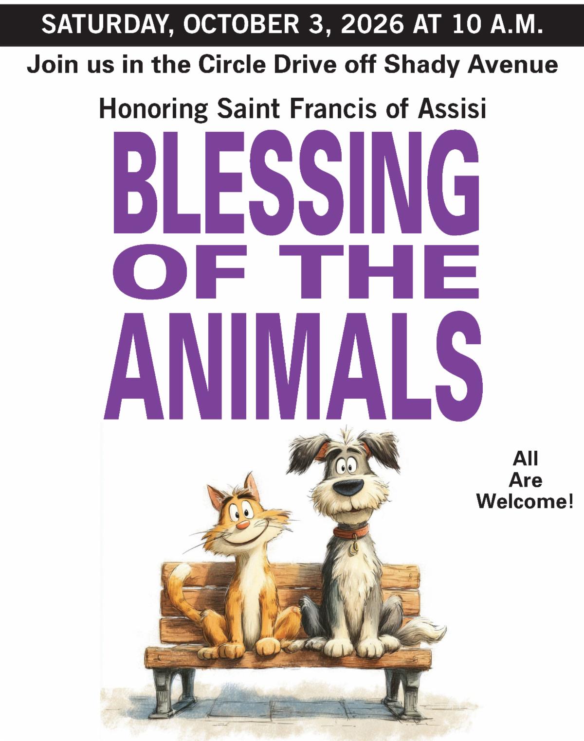 Blessing Animals 2026