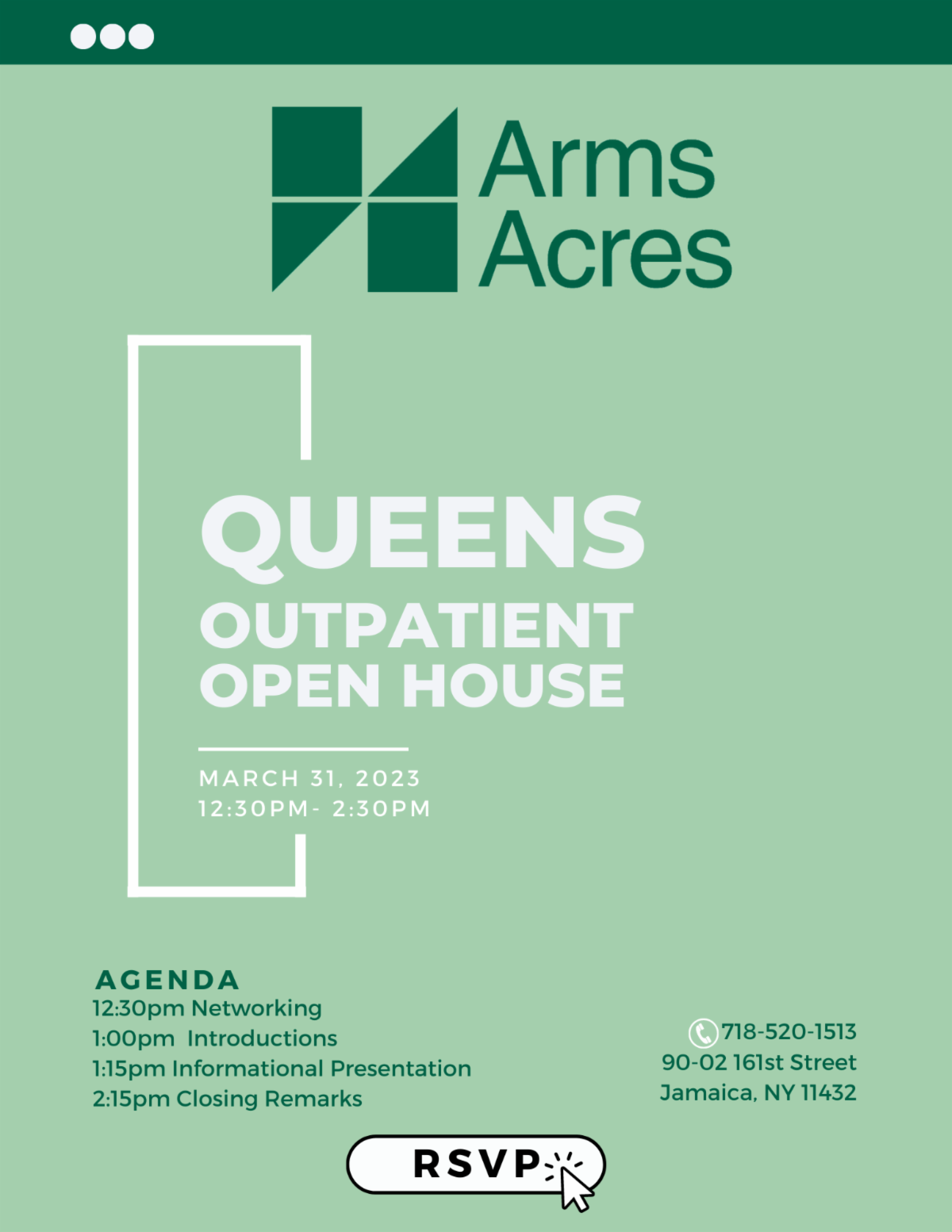 Arms Acres Outpatient Open House! 😁