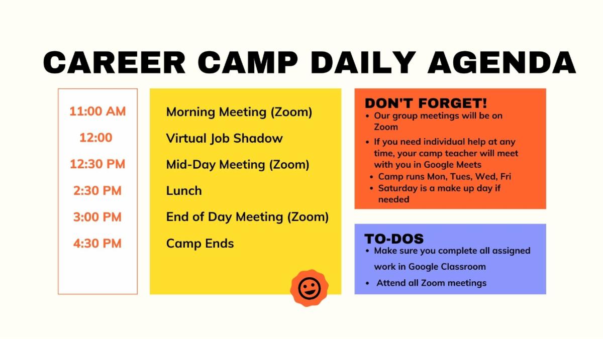 SOAR Career Camp Starts on Monday