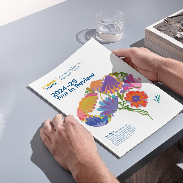 UC Davis ADRC 2024-25 Year In Review visual mockup