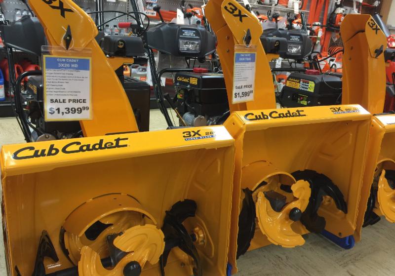 10 Discount for Military in Honor of Veterans Day * Cub Snow Blower Sale * Wood Pellets