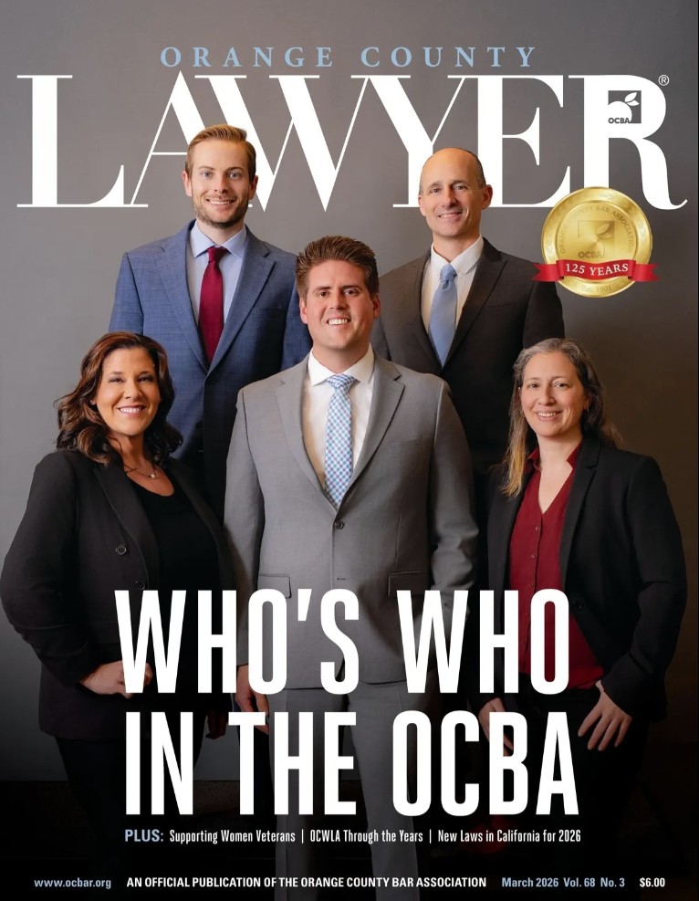 OCBA March 2026 Cover Photo