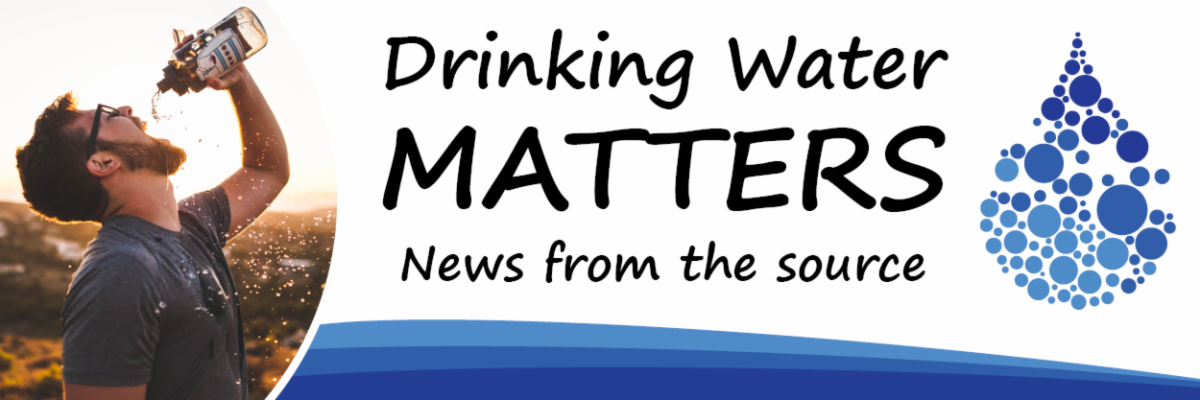 Drinking Water Matters newsletter title and logo.