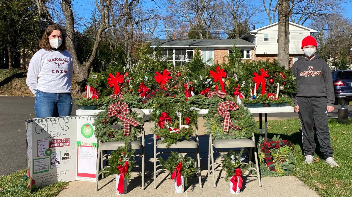 Youth Christmas Greens Stand