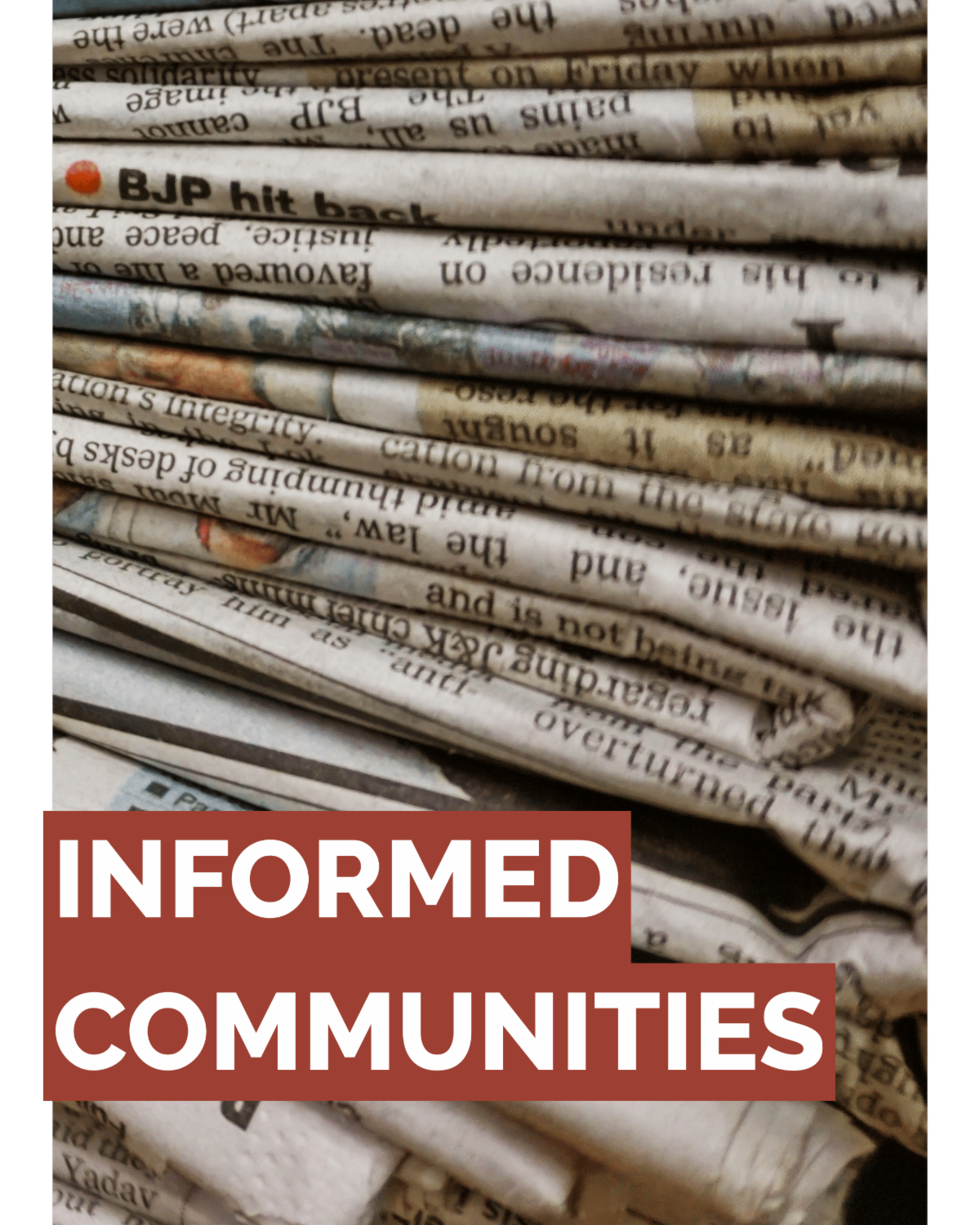 Image representing Gates Family Foundation's strategic priority: Informed Communities.