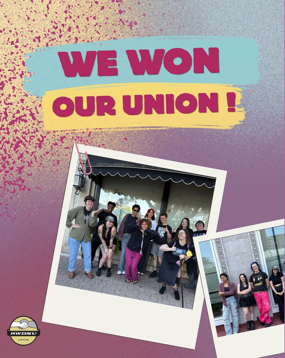 The Lit United graphic: We won our union
