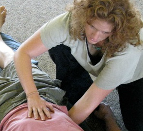 Breathwork with hands