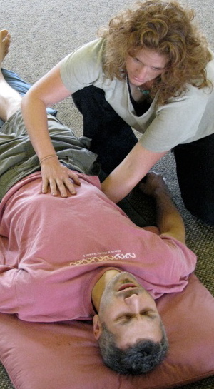 Breathwork with hands