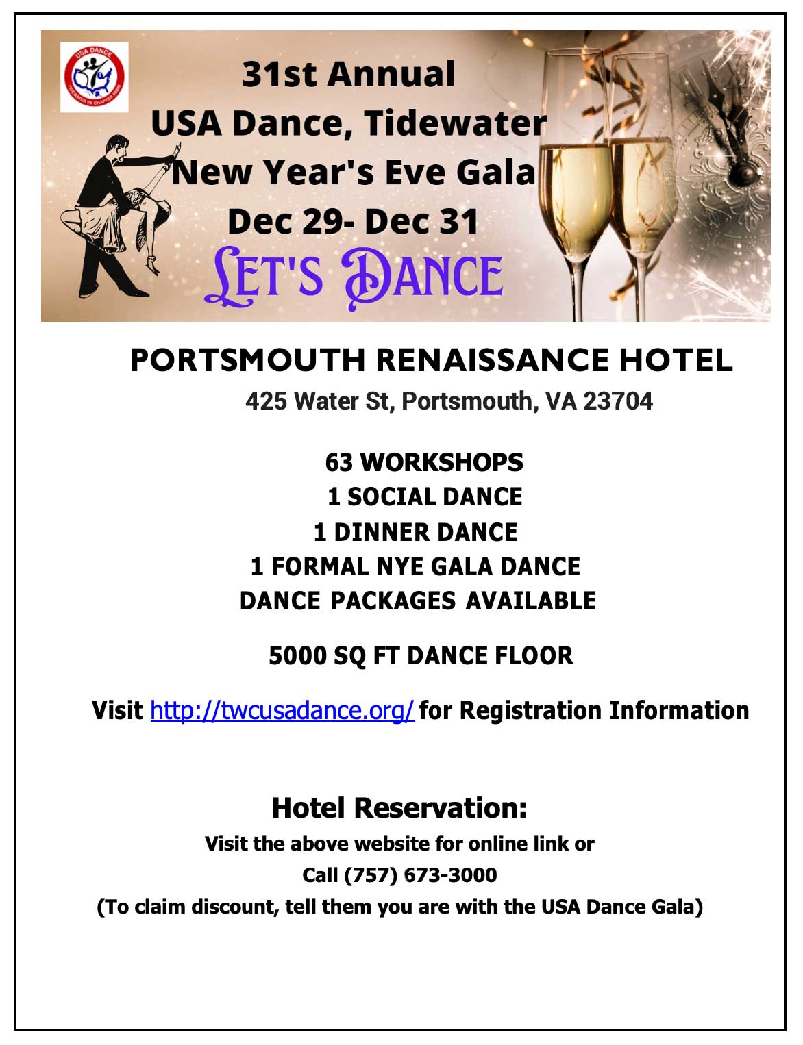 Tidewater New Years Eve Gala