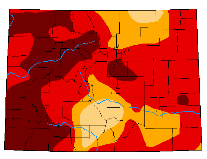 CO Drought Map- Jan 2021