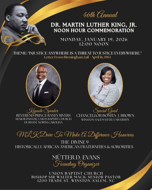 Prince Raney Rivers Pastor Honor Mlk's Legacy: Join Our Events!