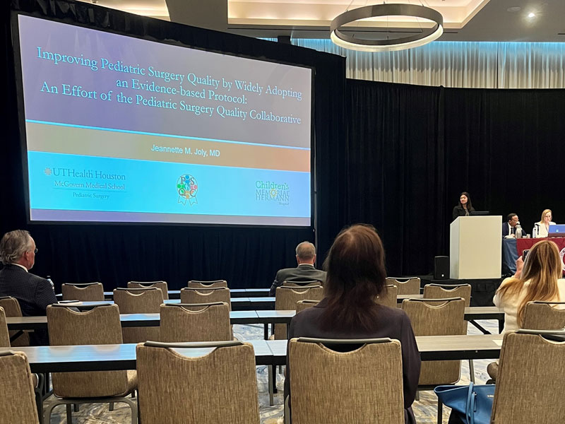 Dr. Jeanette Joly presenting