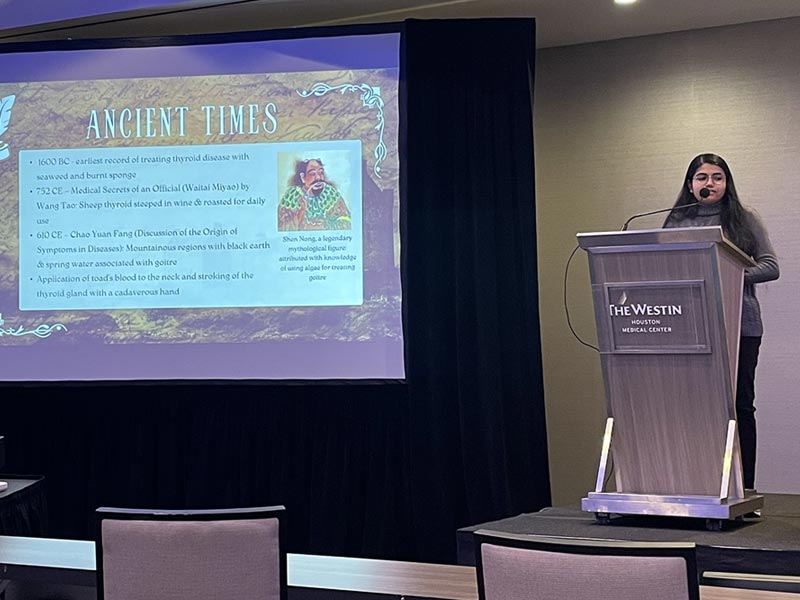 Dr. Devi Bavishi (PGY-4) presented her project during the ACS Presidential Session