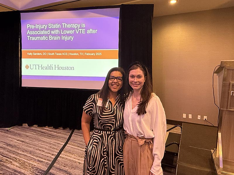 Drs. Mabel Luciano and Kelly Sanders.