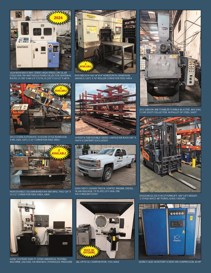 Investment Recovery Services - MW Precision Components